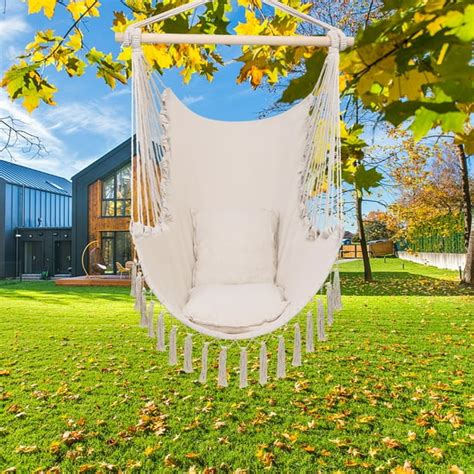 Large Hanging Rope Hammock Chair Swing, Hammock Chair Swing Seat for ...