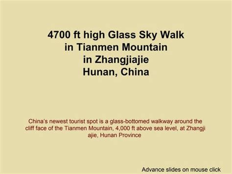 Zhangjiajie glass skywalk