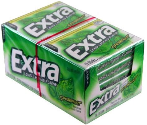 6 Pack - Extra Sugar Free Gum Spearmint 10 packs (15 ct per pack) - Walmart.com - Walmart.com