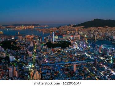 Busan City Skyline Busan Tower Night Stock Photo 1622950618 | Shutterstock