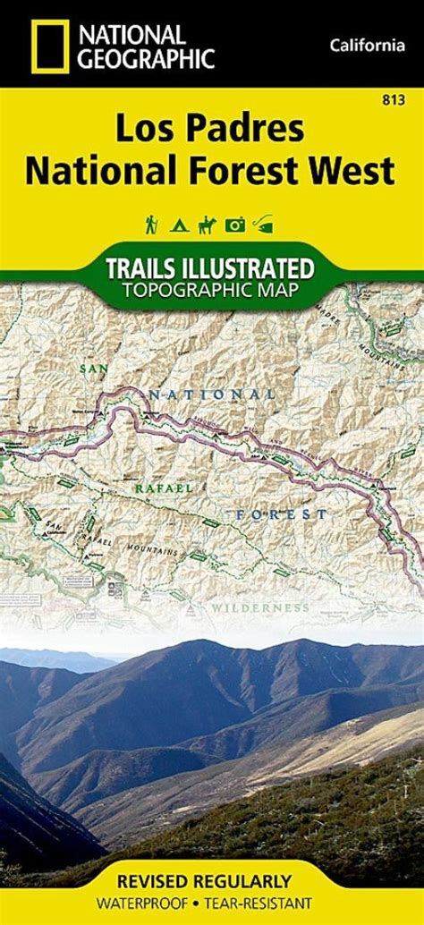 Los Padres National Forest Map 813 | Maps.com.com