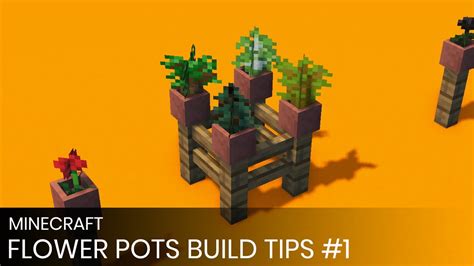 Minecraft Flower Pot Garden