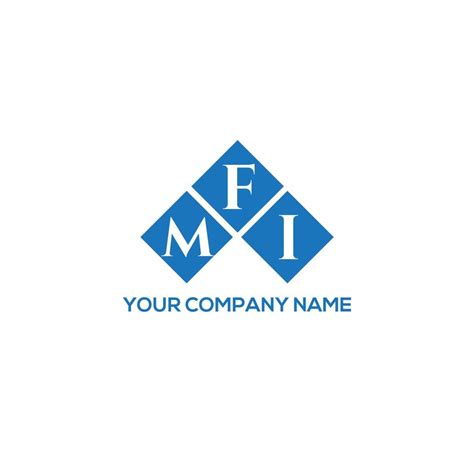 MFI letter logo design on WHITE background. MFI creative initials letter logo concept. MFI ...