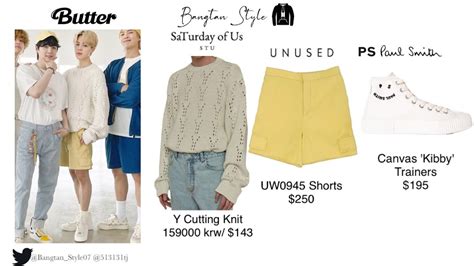 Here's How Much It Costs To Dress Like BTS In Their "Butter" Special ...