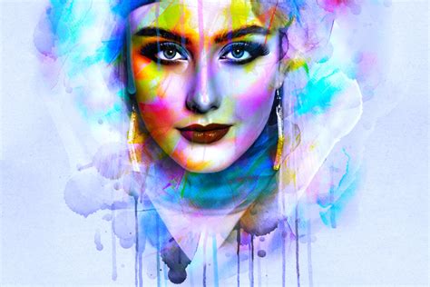 Watercolor Portrait Photoshop Effect | Deeezy