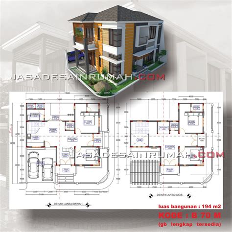 Desain Rumah Minimalis Mewah 2 Lantai Lokasi Pojok di Bekasi | Jasa ...