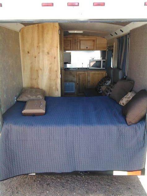 Cargo Trailer Made Into A Cozy Rolling Home For $2k