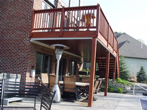 Indiana under deck ceiling system installed North of Indianapolis | Under deck roofing, Building ...