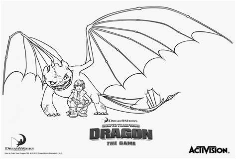 train your dragon coloring pages - Clip Art Library