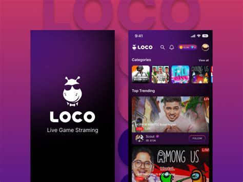 Loco Streaming app. by Ashutosh dave on Dribbble