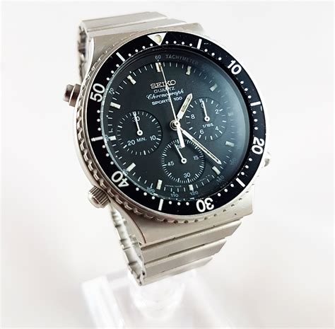 1983 Seiko Sports 100 Quartz Chronograph 7A28-7040 – Mornington Watches