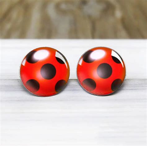 New 2018 Miraculous Ladybug Stud Earrings Women Jewelry Hypoallergenic Nickel Silver Earrings-in ...