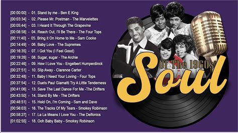 Soul Of The 60s - 1960 Soul Music Hits Playlist - Greatest Soul Songs ...