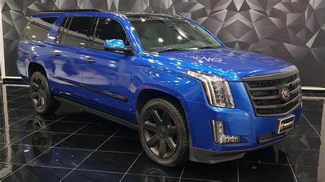 Cadillac Escalade Metallic Blue Paint | cadillac escalade sport 2020