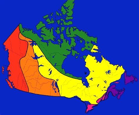 6 Regions Of Canada Map – Get Map Update