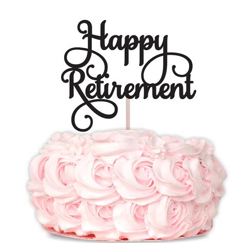 Happy Retirement Cake Topper Digital Download SVG DXF PNG for | Etsy