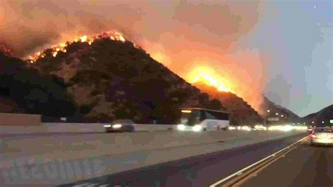 Wildfire near Los Angeles forces evacuations