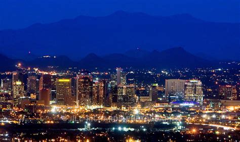 Phoenix, Arizona downtown skyline | Jill Richards Photography