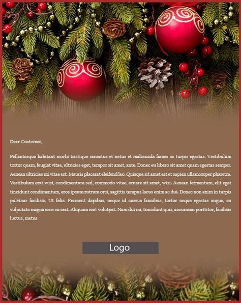 Free Christmas Email Template