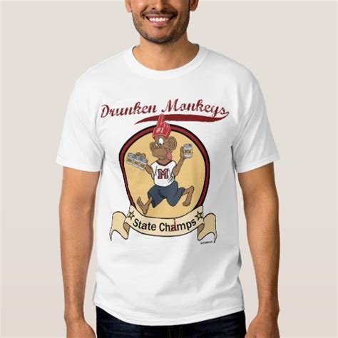 Drunken Monkeys t-shirt | Zazzle