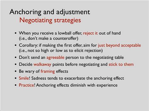 The anchoring effect examples - mytebbs