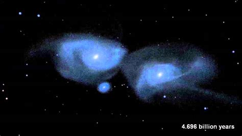 Andromeda Galaxy And Milky Way Colliding