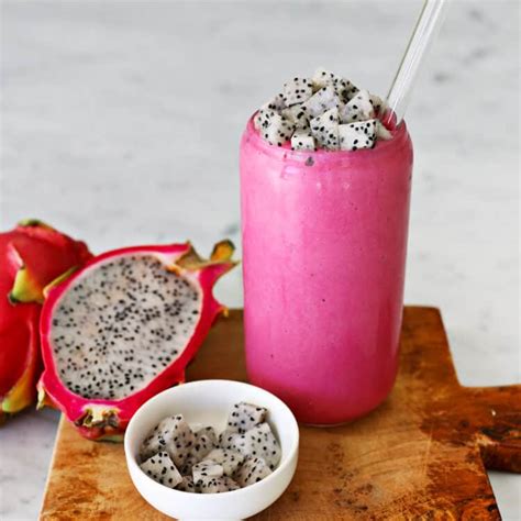 Dragon Fruit Smoothie - A Beautiful Mess