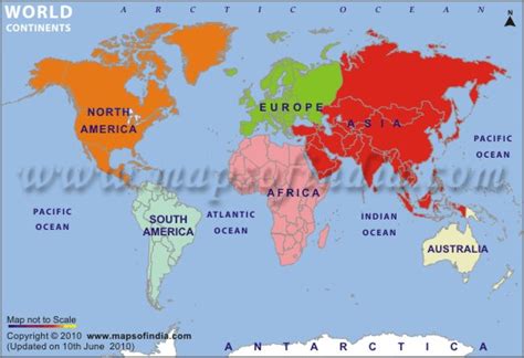 i43sag: continents of world