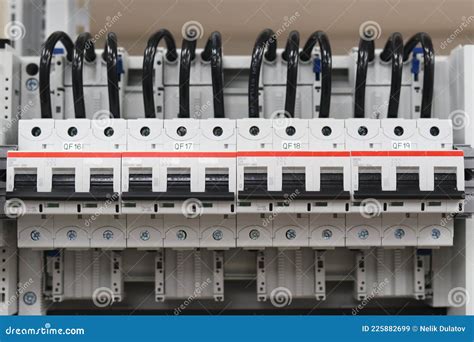 Installation of Electric Power Switches. Stock Image - Image of equipment, panel: 225882699