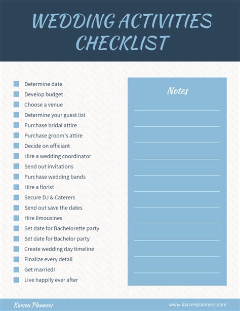 Simple Checklist Template