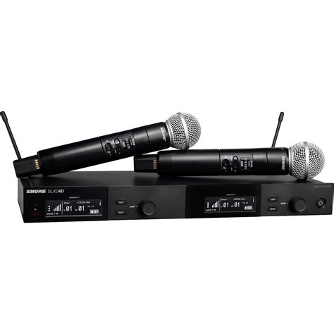 Shure SLXD24D/SM58 Dual Wireless Vocal Microphone System with SM58 Band ...