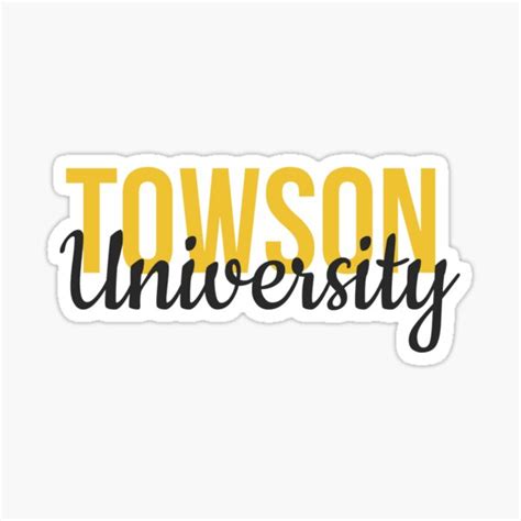 Towson University Stickers | Redbubble