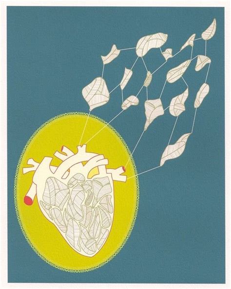 Sentimental Heart by SwellPapel on Etsy | Modern art prints, Heart art, Heart illustration