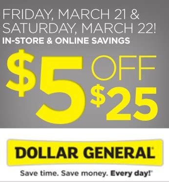 Dollar General Coupons: $5 Off Printable, Mobile And Promo Code