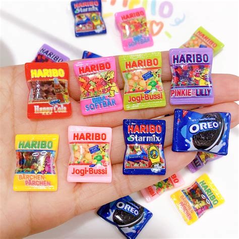 Cartoon Haribo Food Jibitz Croc Accessories Biscuit Jibits Charm Snack Gummy Croc Jibbits for ...