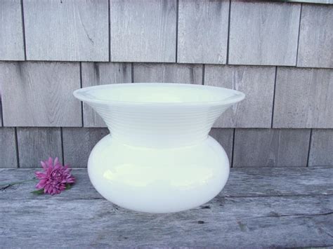 Antique Torchiere Floor Lamp Glass SHADE URN Shaped – White Milk Glass ...