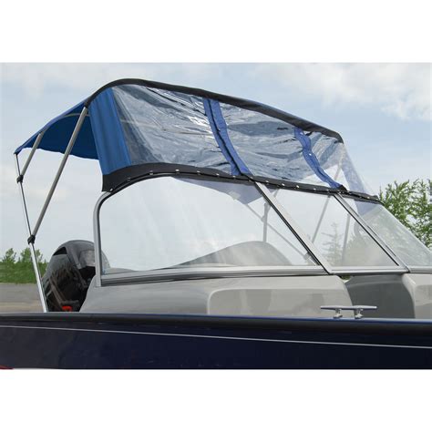 Stay protected from the wind, rain, and spray with this unique bimini top. Designed specifically ...