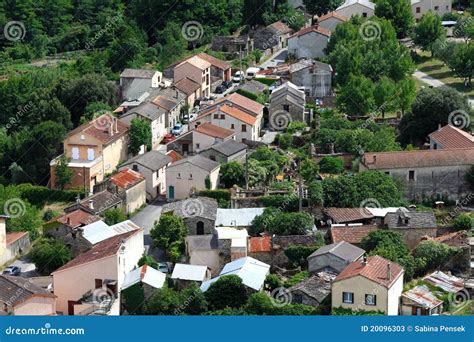 Small Village In Europe With Clustered Houses Stock Photos - Image: 20096303