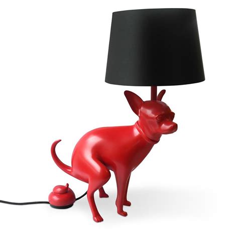 If It's Hip, It's Here (Archives): Pooping Chihuahua Turns Red. The Good Puppy Table Lamp Now ...
