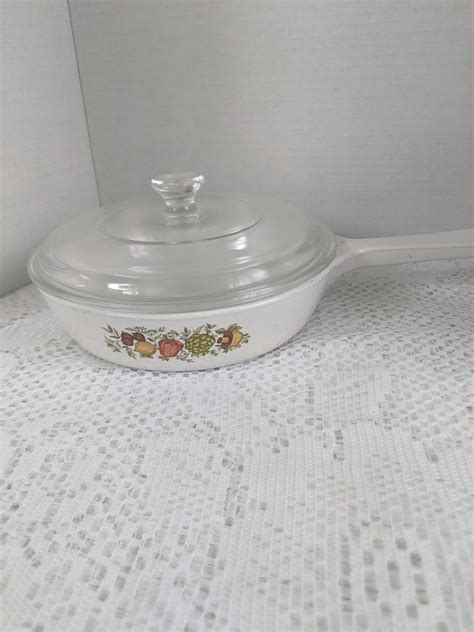 Spice of Life Corning Ware Pattern Cookware Glass Lid and - Etsy Canada