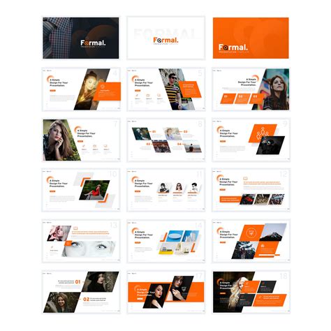 Formal - PowerPoint template #75238 - TemplateMonster