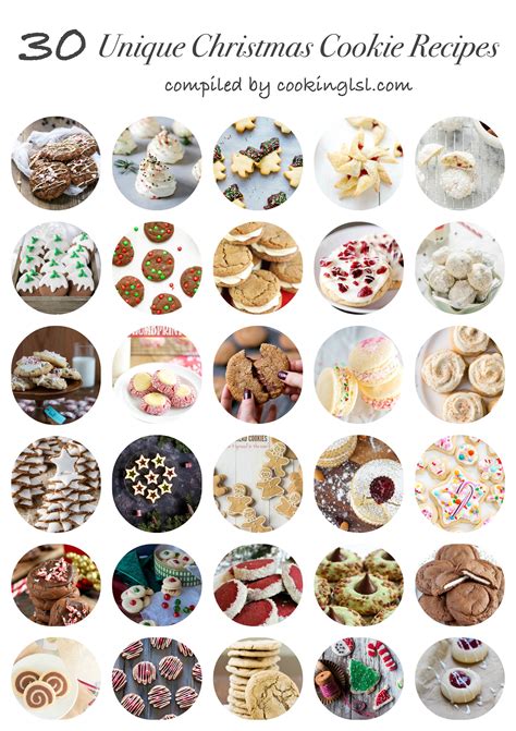 30 Unique Christmas Cookie Recipes - Cooking LSL