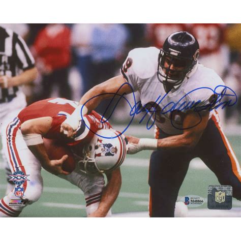 Dan Hampton Signed Chicago Bears 8x10 Photo (Beckett COA) | Pristine ...