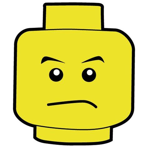 Lego Man Face - ClipArt Best