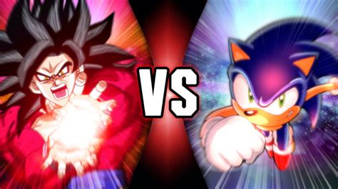 GT Goku vs Sonic by ConnorDiesel on DeviantArt