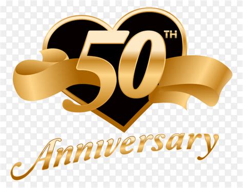 50 50 Wedding Anniversary Logo Png PNG Image Transparent, 59% OFF