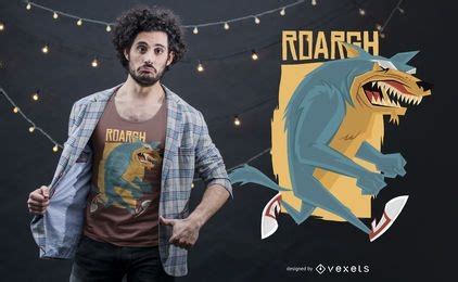 Wolfman T-shirt Design Vector Download