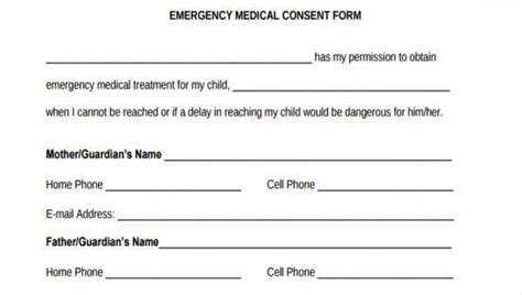 FREE 42+ Consent Form Samples in PDF | MS Word | Excel