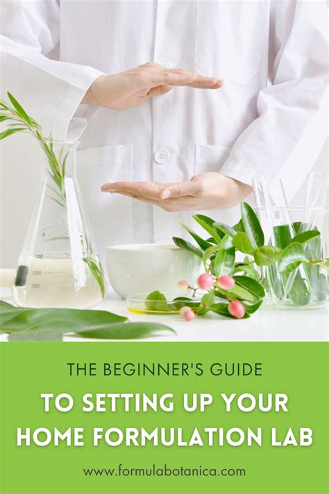 Beginner's Guide to Setting up a Home Formulation Lab - Formula Botanica