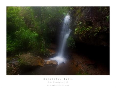 Horseshoe Falls, Hazelbrook, Blue Mountains, NSW - Matt Lauder Gallery